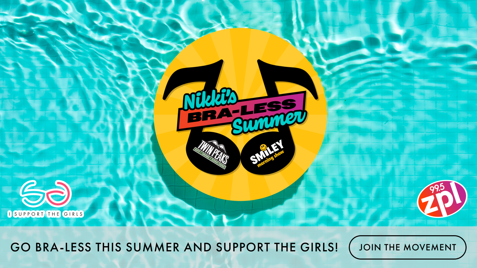 August 2 – Nikki’s Bra-less Summer Bra Drive