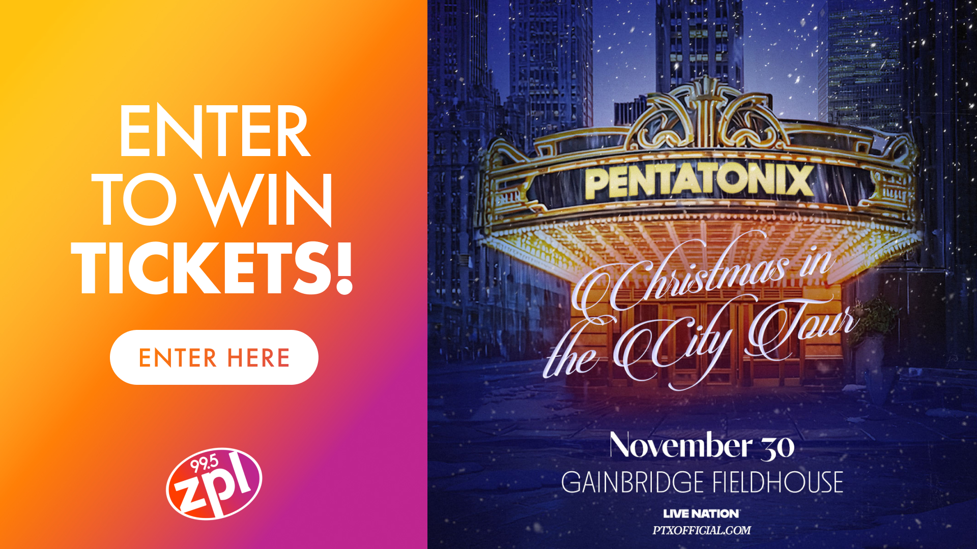 Enter To Win Pentatonix Tickets