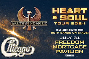 99.9 The Hawk Welcomes Chicago and Earth, Wind & Fire to Freedom Mortgage Pavilion