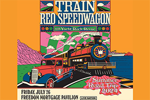 99.9 The Hawk Welcomes Train and REO Speedwagon at the Freedom Mortgage Pavilion