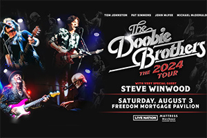 99.9 The Hawk Welcomes The Doobie Brothers and Steve Winwood to the Freedom Mortgage Pavilion
