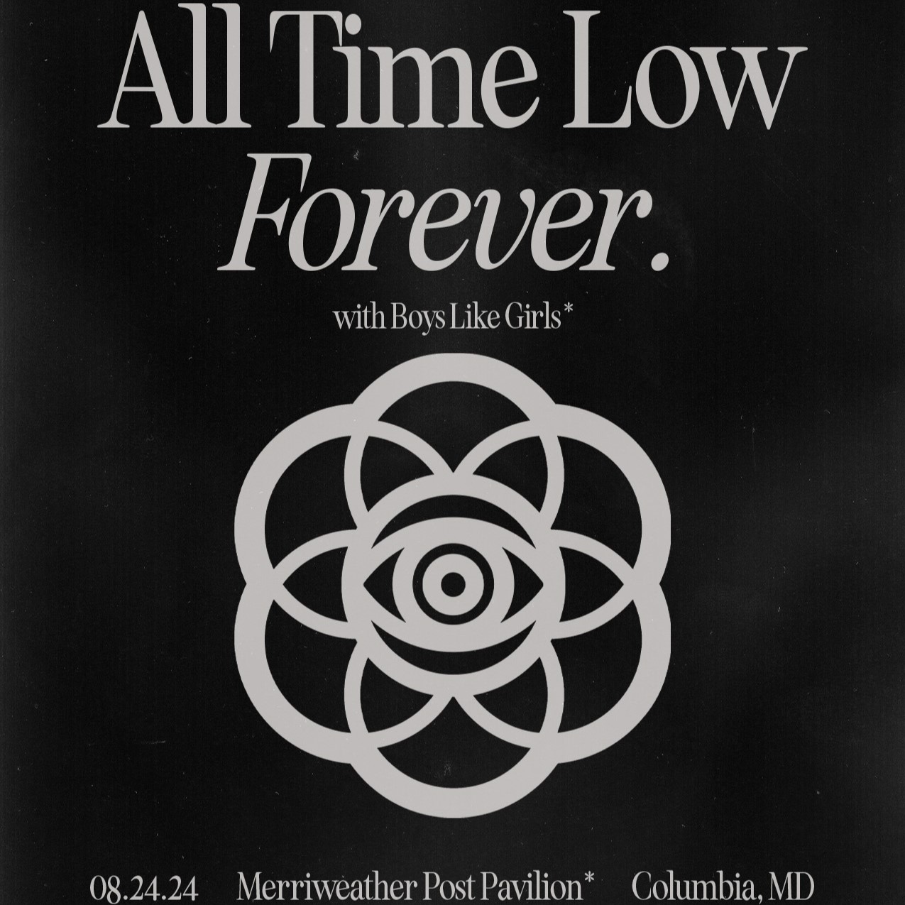 All Time Low at Merriweather Post Pavilion | August 24, 2024