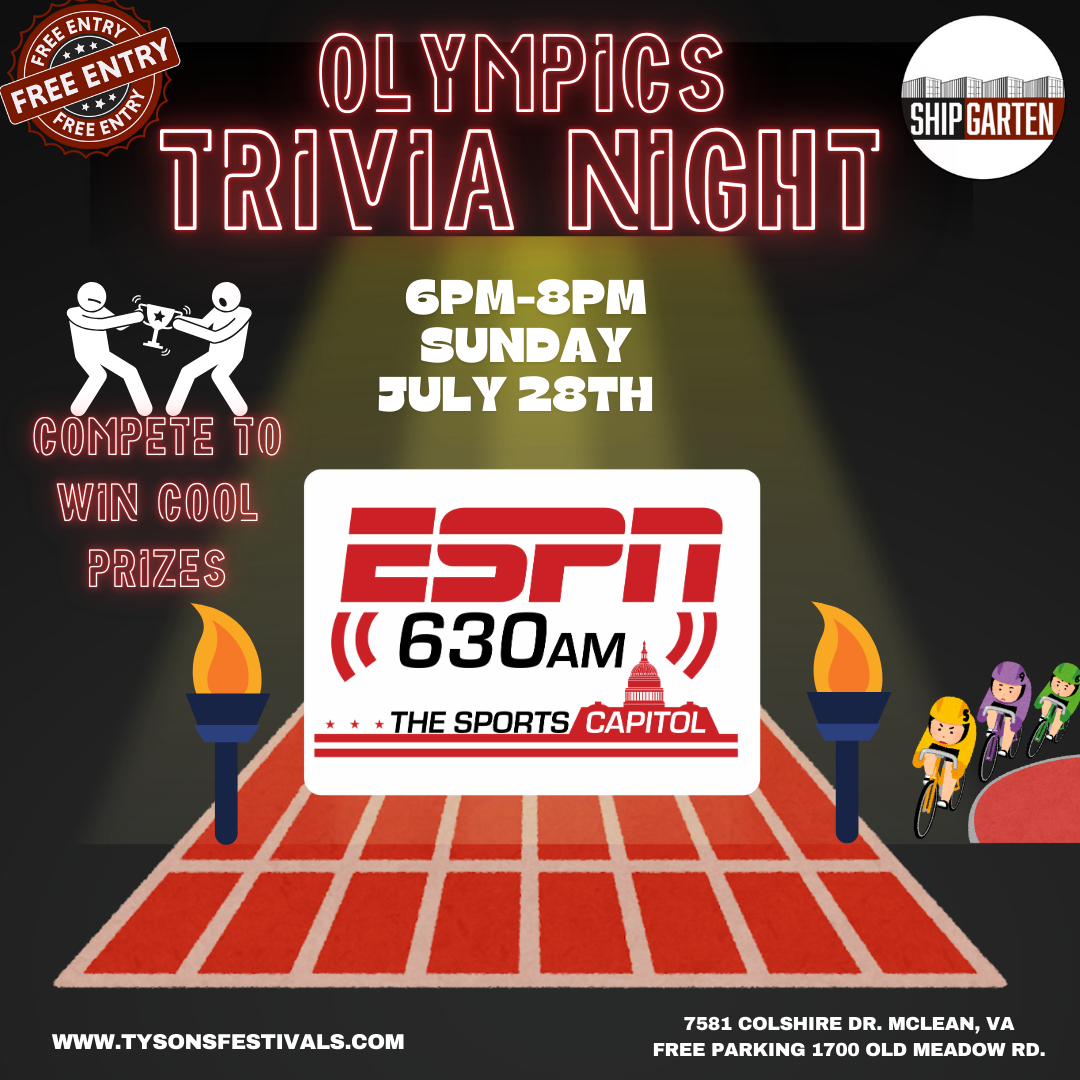 Olympics Trivia Night at Shipgarten| July 28th, 2024