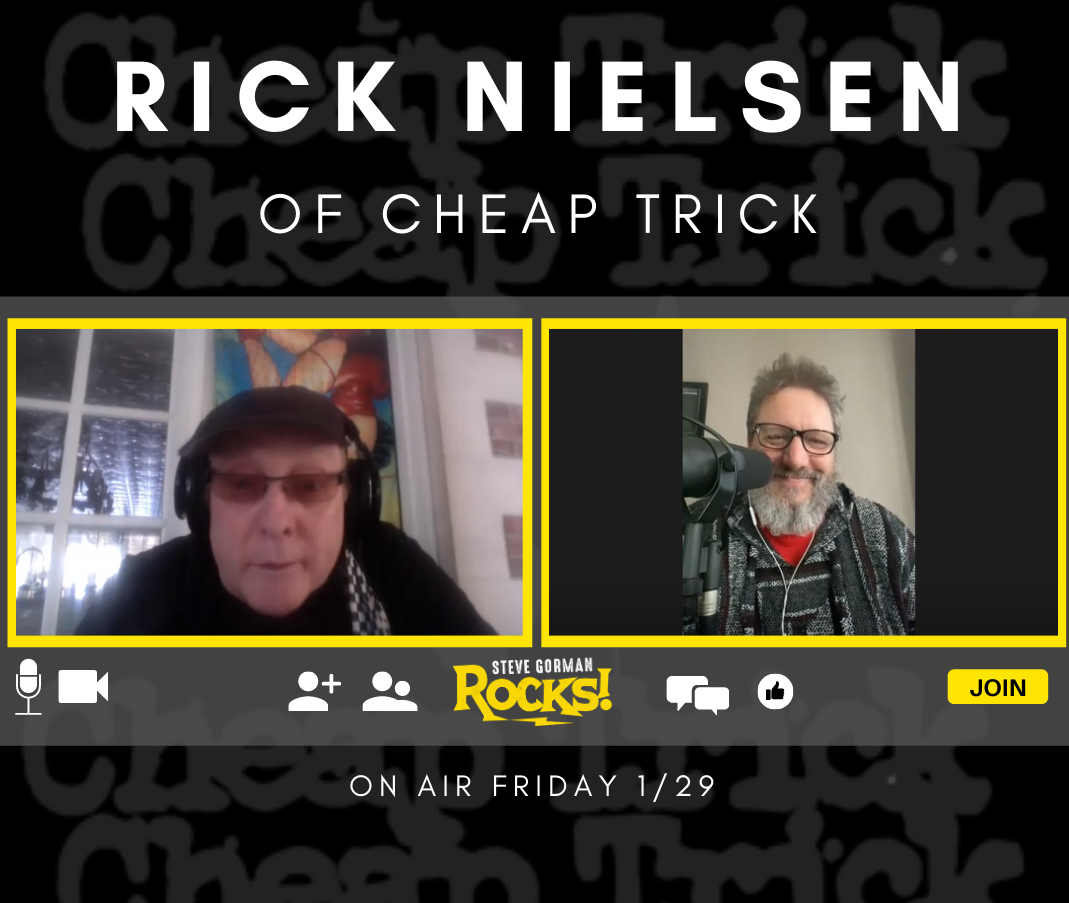 Steve Talks with Cheap Trick’s Rick Nielsen!