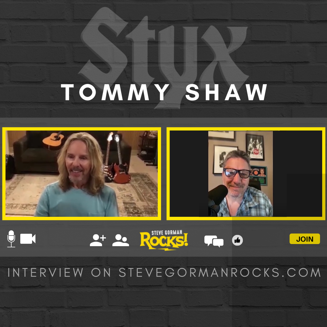 Steve Talks with Tommy Shaw of Styx!
