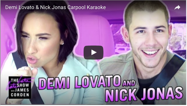 Demi Lovato / Nick Jonas Doing Carpool Karaoke!