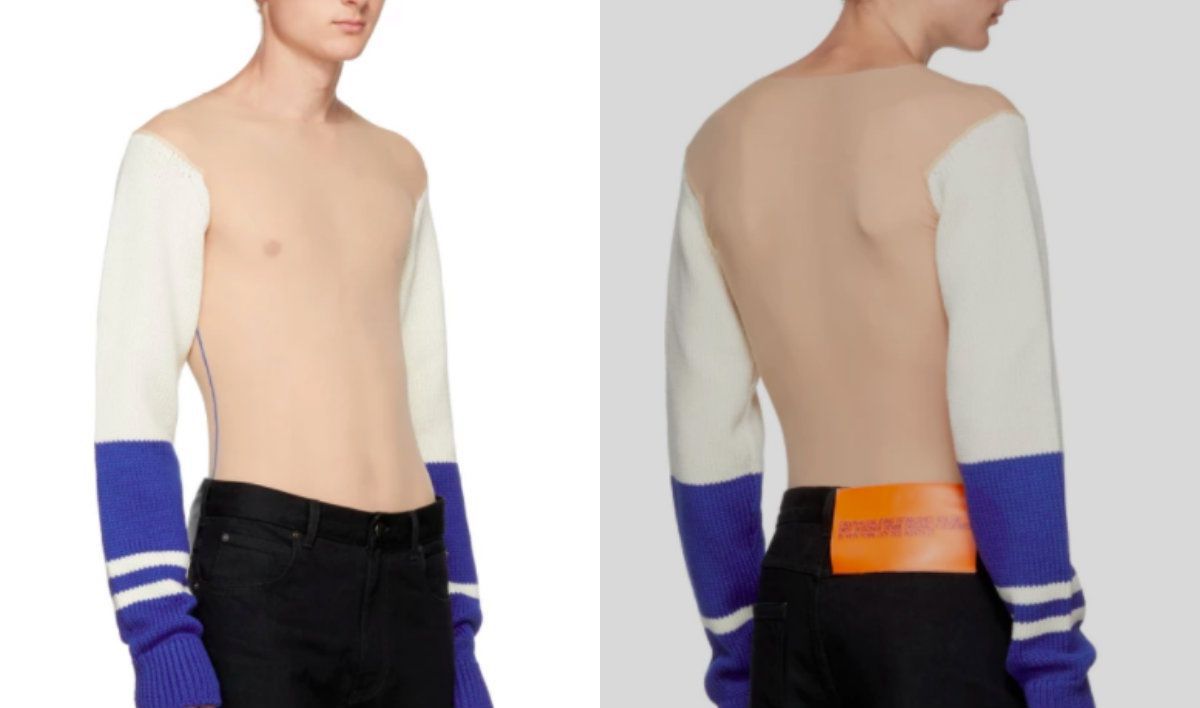 Check Out The New Calvin Klein Sweater for $2,100!! WOW!!
