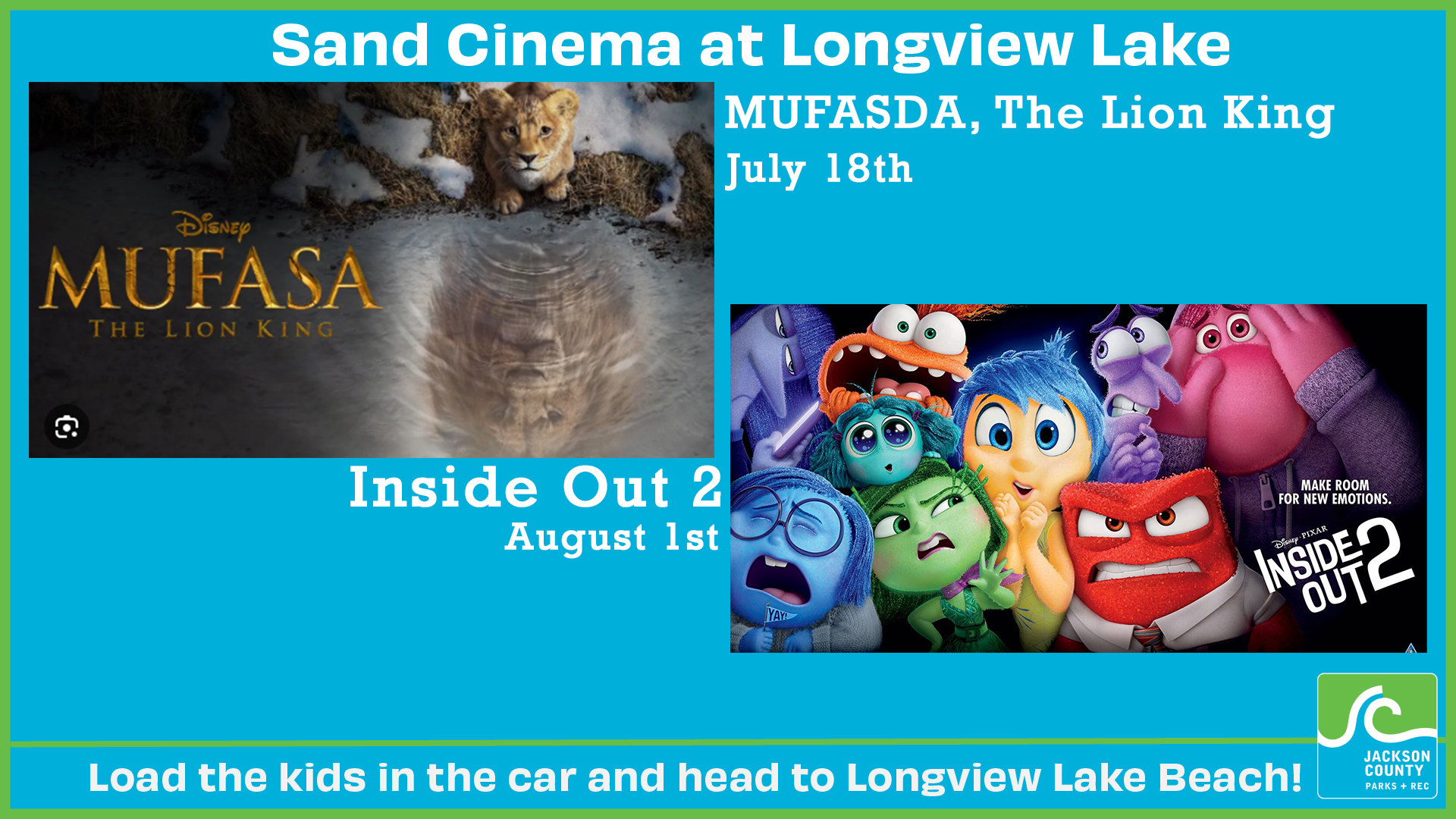 Sand Cinema at Longview Lake