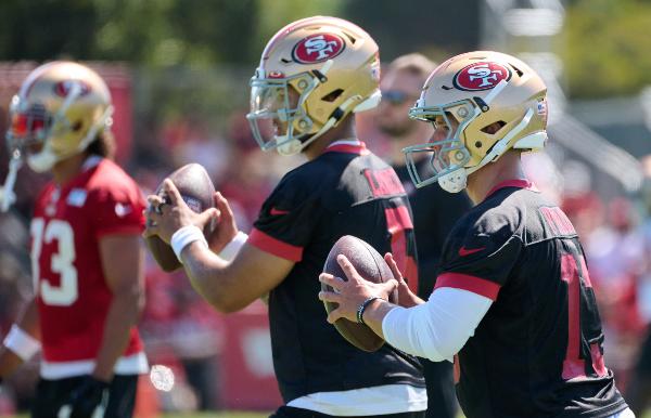 49ers Camp Notes: QBs on target, a fight, and an unwelcome NFC Championship flashback