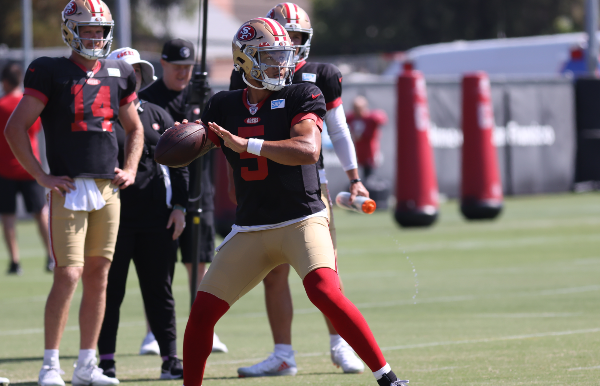 49ers Practice Notes: Highs and lows for QBs in short practice