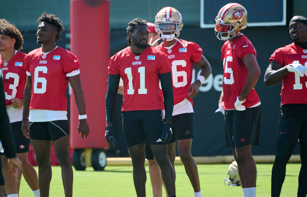 49ers Practice Notes: Aiyuk’s highlight reel continues, and a hold-your-breath moment