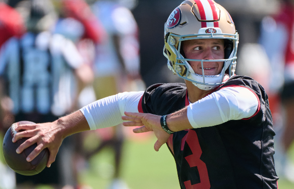 Kyle Shanahan discusses whether Brock Purdy will play in preseason