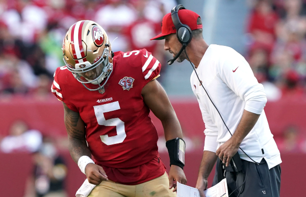 Kyle Shanahan challenges Trey Lance to be more aggressive, play ‘faster’