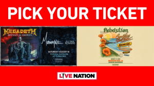 Pick Your Ticket! Megadeth or Rebelution!