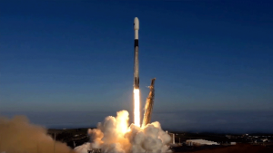 CA SpaceX Rocket Launches with Weather Satellite