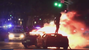 Cars Set on Fire During Several Morning Sideshows In Oakland