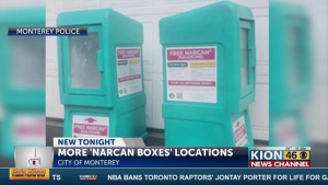 Monterey Installs Free Narcan Boxes