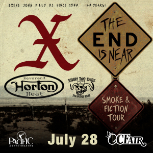 X/ Reverend Horton Heat/ Jonny Two Bags – July 28, 2024