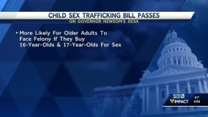 Child Sex Law Finally Goes To Newsom