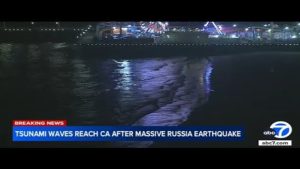 Tsunami Triggers Warnings Across Pacific