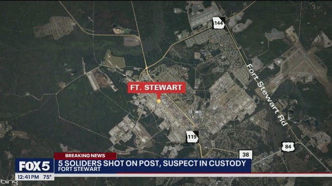 5 Soldiers Shot At Fort Stewart