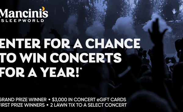 Mancini’s Sleepworld Announces Exciting Contest Where You Could Win Concert Tickets for a Year