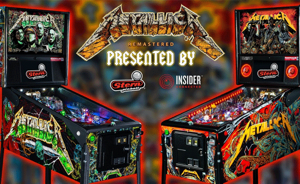 Metallica Unveils ‘Remastered’ Pinball Machine