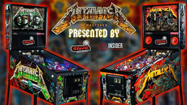 Metallica Unveils ‘Remastered’ Pinball Machine