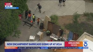 New Pro-Palestinian Encampment Being Set up at UCLA