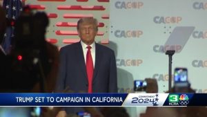 Trump in San Francisco, Then off to Southern California