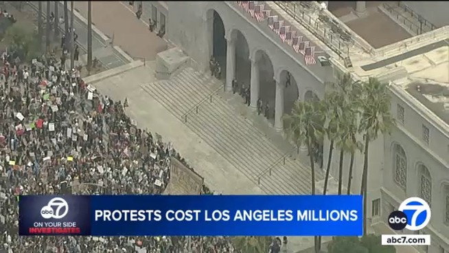 Recent Protests Are Costing Los Angeles Nearly 18-Million Dollars