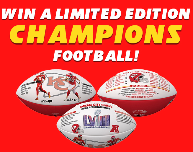 Limited edition CHAMPIONS football!