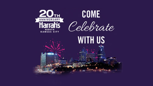 Celebrate Harrah’s 20th Anniversary and WIN $20,000!