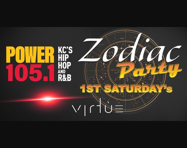 Zodiac Party 1st Saturday Every Month at Virtue Night Club