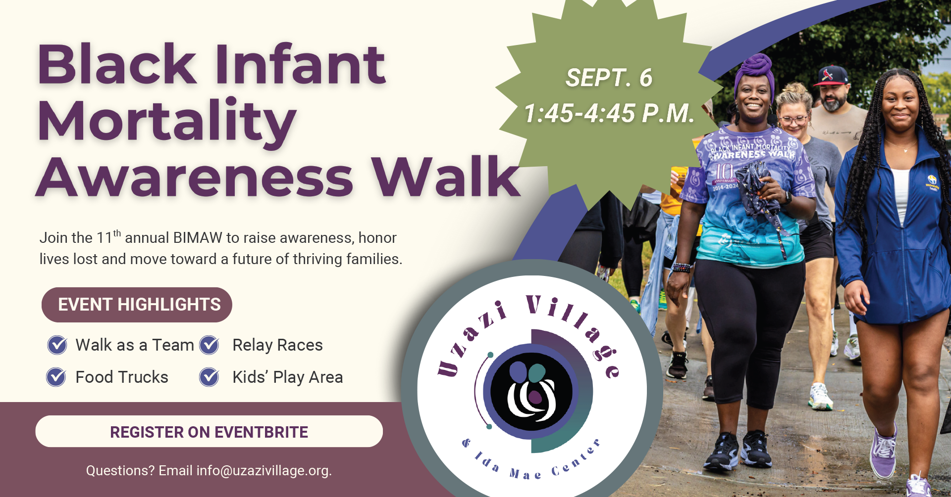 11th Annual Black Infant Mortality Awareness Walk