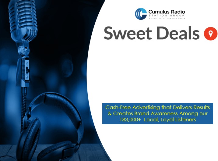 Advertise with us with SWEET DEALS!