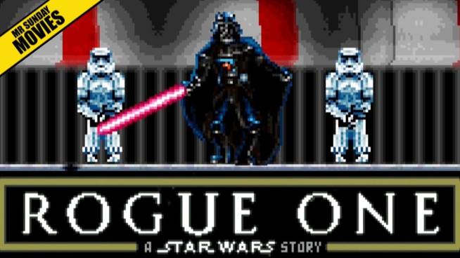 16-Bit Darth Vader Rogue One Ending Scene