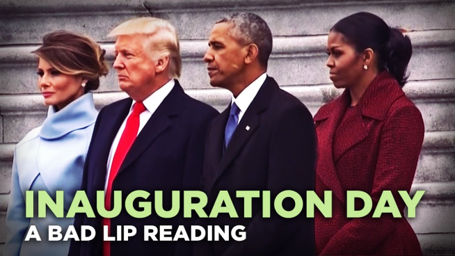 A Bad Lip Reading Of Donald Trump’s Inauguration