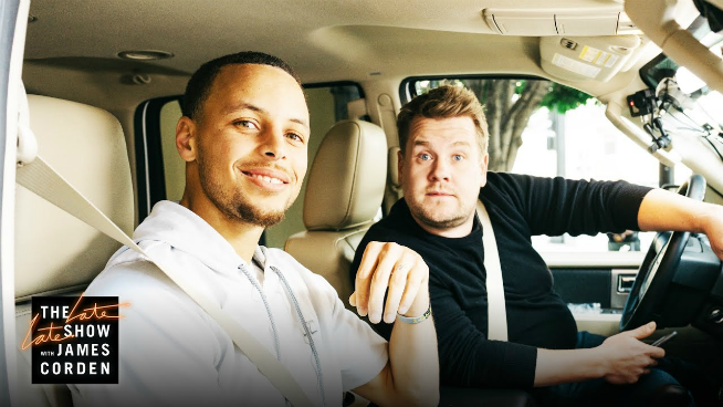 Stephen Curry On The Late Late Show With James Corden