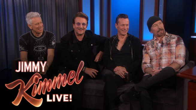 Watch U2’s Interview And Performance On Jimmy Kimmel Live