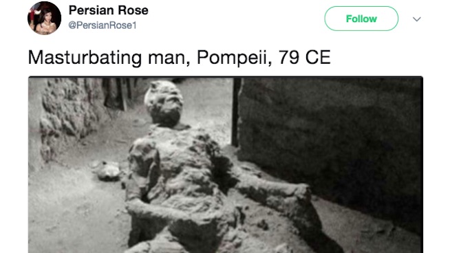 Pompeii ash man goes out with a bang