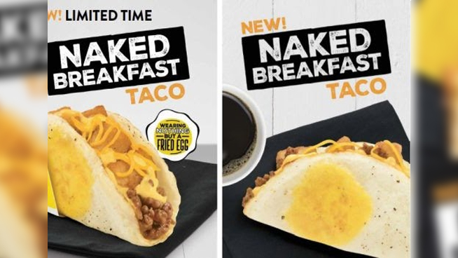 Taco Bell’s new Naked Breakfast Taco has a fried egg shell