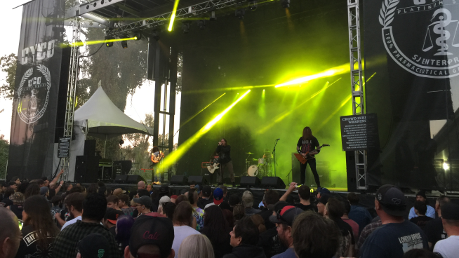 Power Trip Live at the Aftershock Festival in Sacramento 10-22-17