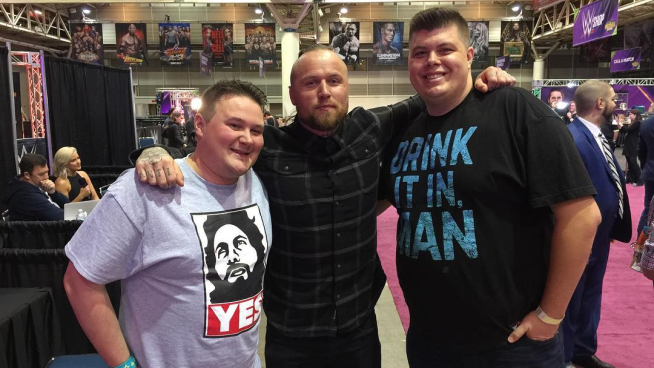 Aleister Black talks with Baby Huey and Bimbo Jimbo live from WrestleMania!