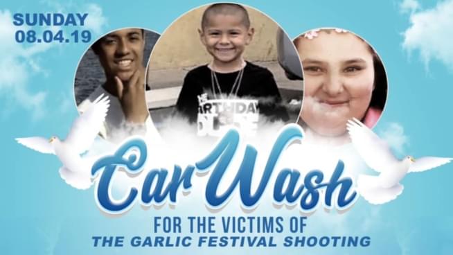 Car Wash For The Victims Of The Garlic Festival Shooting