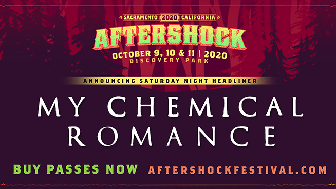 My Chemical Romance to headline Aftershock Festival 2020 alongside Metallica