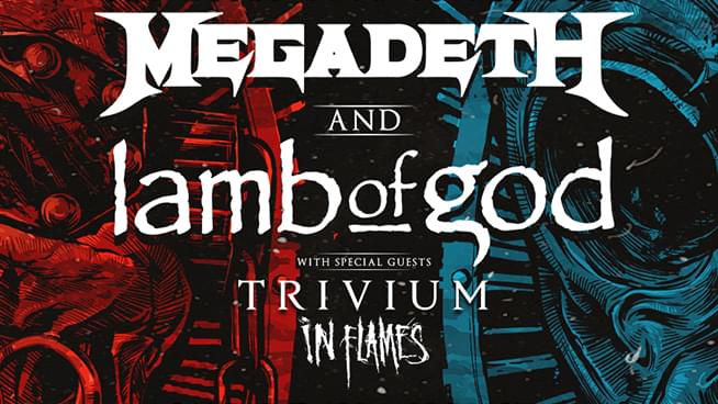 Megadeth and Lamb Of God announce the Metal Tour Of The Year with Trivium and In Flames