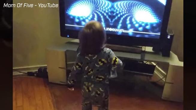 Adorable Toddler Dances to Tool