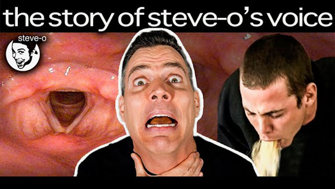 Eating Glass, Mountains of Drugs, and Lots of Puking: The History and Origin of Steve-O’s Voice