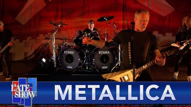 Metallica Celebrate ‘Master of Puppets’ Anniversary by Playing “Battery” on Colbert